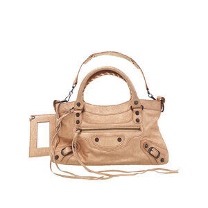 Balenciaga The First Leather Shoulder Bag
